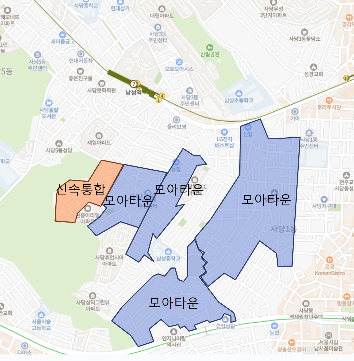 남성역 역세권 활성화사업 예정구역 내 ... | 디스코